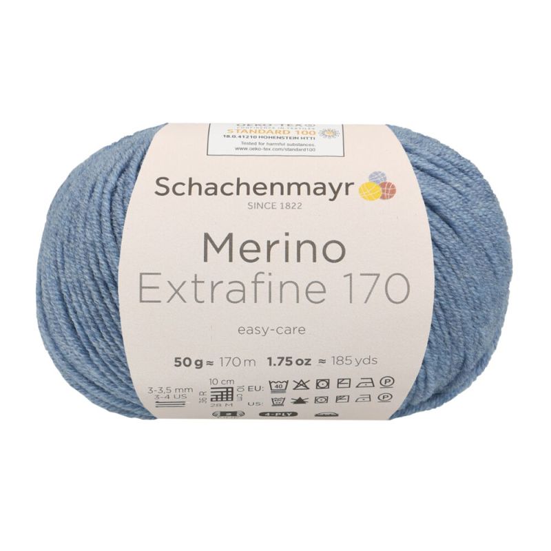 Schachenmayr Merino Extrafine 170 - Superzacht 4-Draads Merino