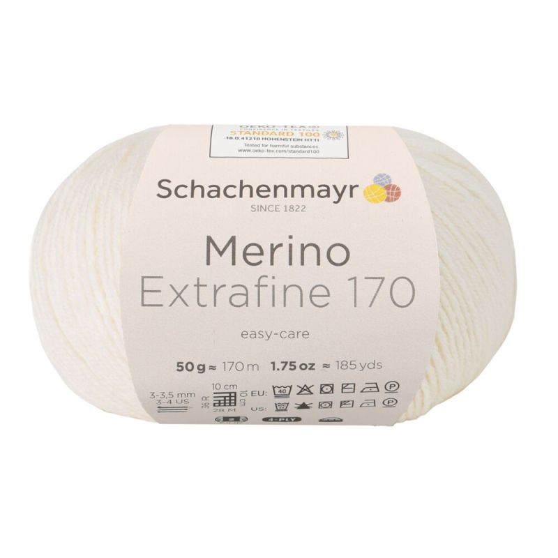 Schachenmayr Merino Extrafine 170 - Superzacht 4-Draads Merino