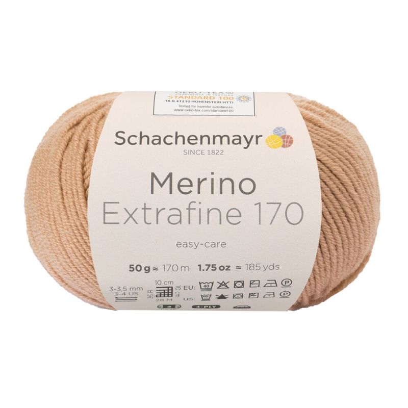 Schachenmayr Merino Extrafine 170 - Superzacht 4-Draads Merino
