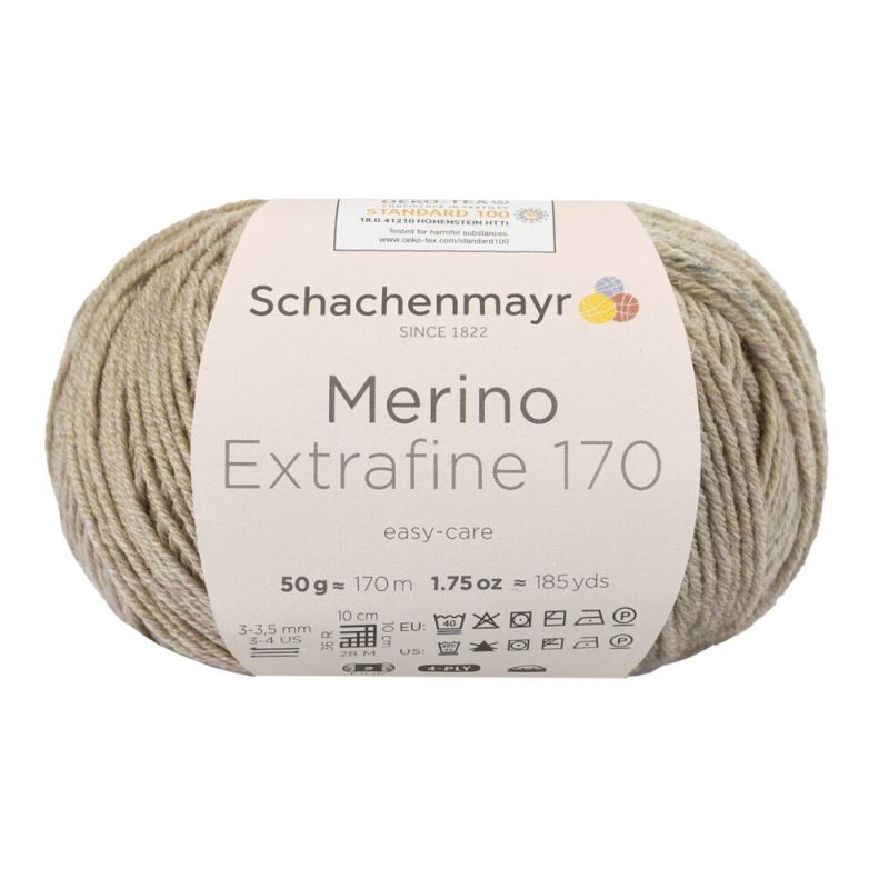 Schachenmayr Merino Extrafine 170 - Superzacht 4-Draads Merino
