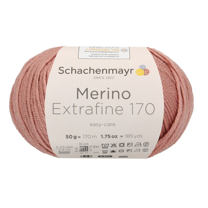 Schachenmayr Merino Extrafine 170 - Superzacht 4-Draads Merino