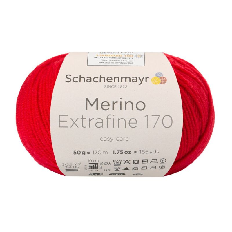 Schachenmayr Merino Extrafine 170 - Superzacht 4-Draads Merino