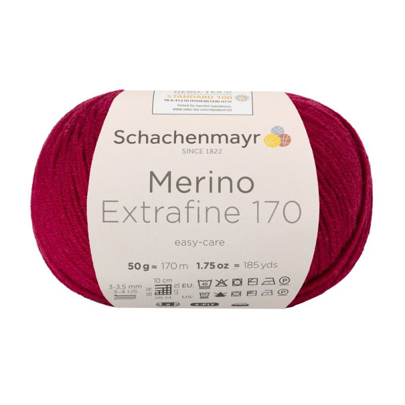 Schachenmayr Merino Extrafine 170 - Superzacht 4-Draads Merino