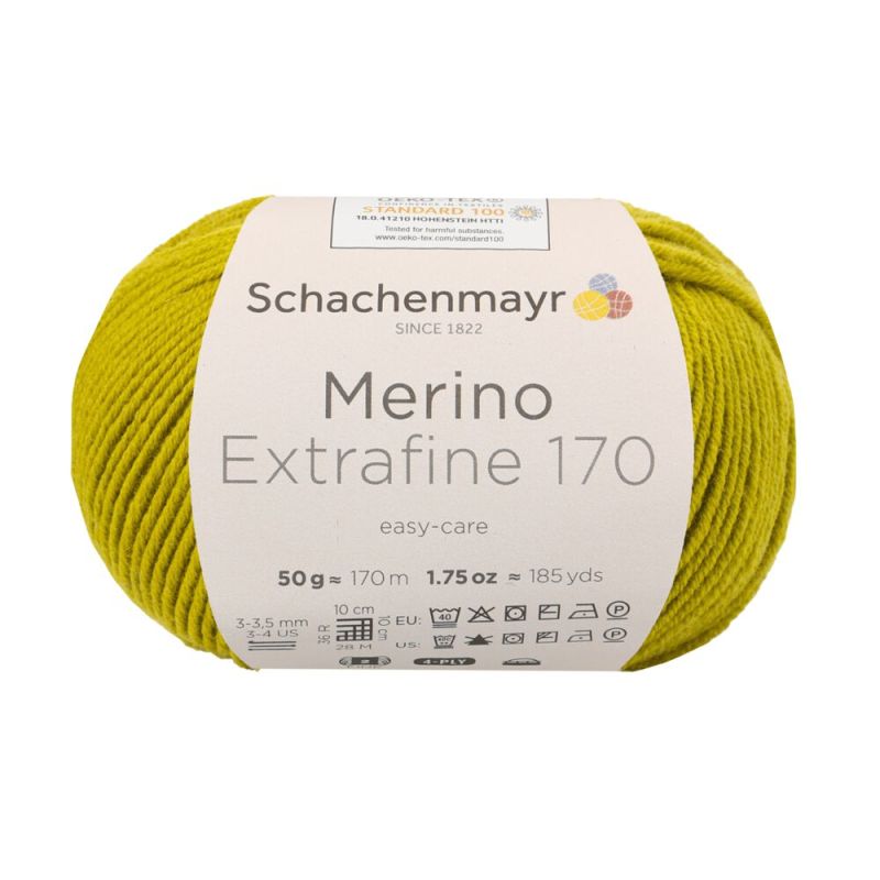 Schachenmayr Merino Extrafine 170 - Superzacht 4-Draads Merino