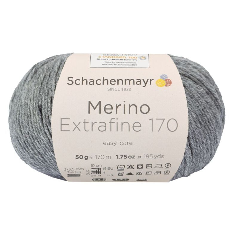 Schachenmayr Merino Extrafine 170 - Superzacht 4-Draads Merino