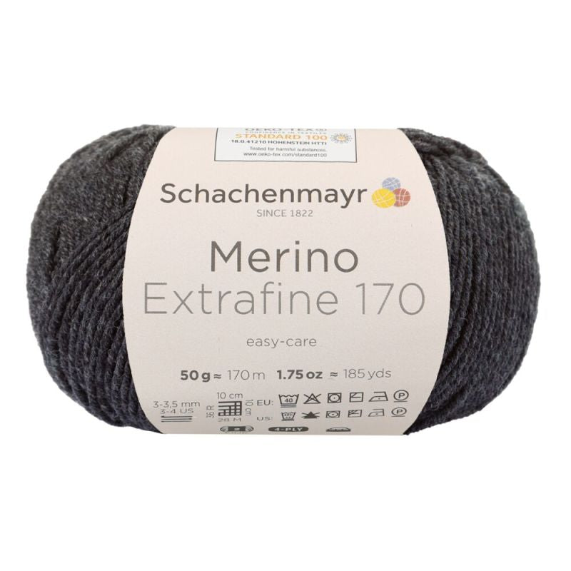 Schachenmayr Merino Extrafine 170 - Superzacht 4-Draads Merino