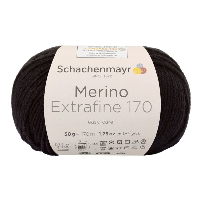 Schachenmayr Merino Extrafine 170 - Superzacht 4-Draads Merino