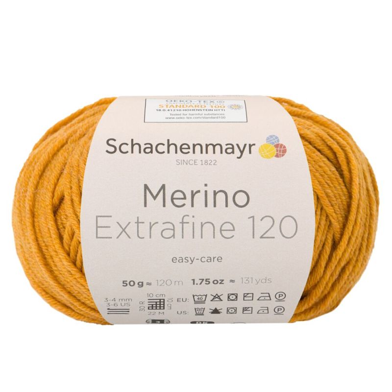Schachenmayr Merino Extrafine 120 - Fil DK Doux & Lavable en Machine