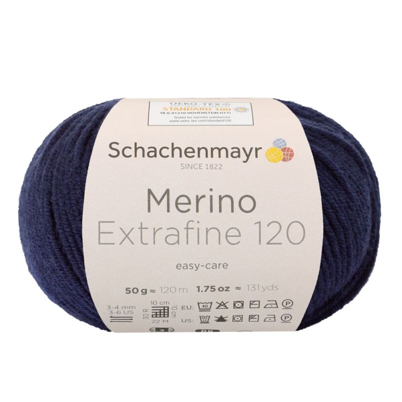 Schachenmayr Merino Extrafine 120 - Fil DK Doux & Lavable en Machine