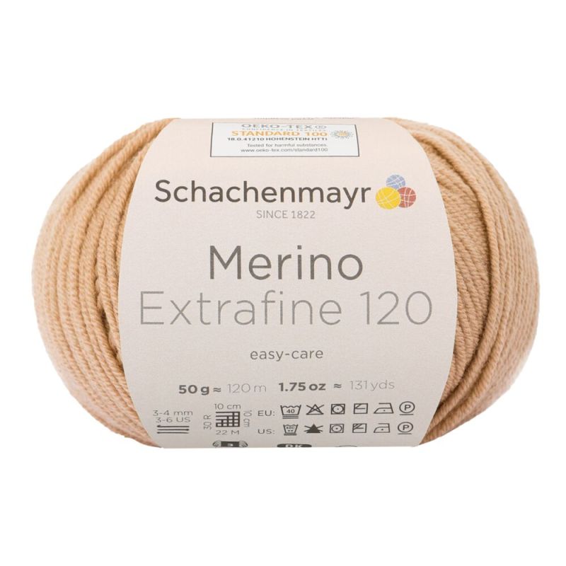 Schachenmayr Merino Extrafine 120 - Fil DK Doux & Lavable en Machine
