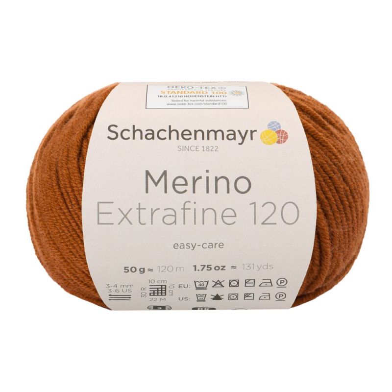 Schachenmayr Merino Extrafine 120 - Fil DK Doux & Lavable en Machine