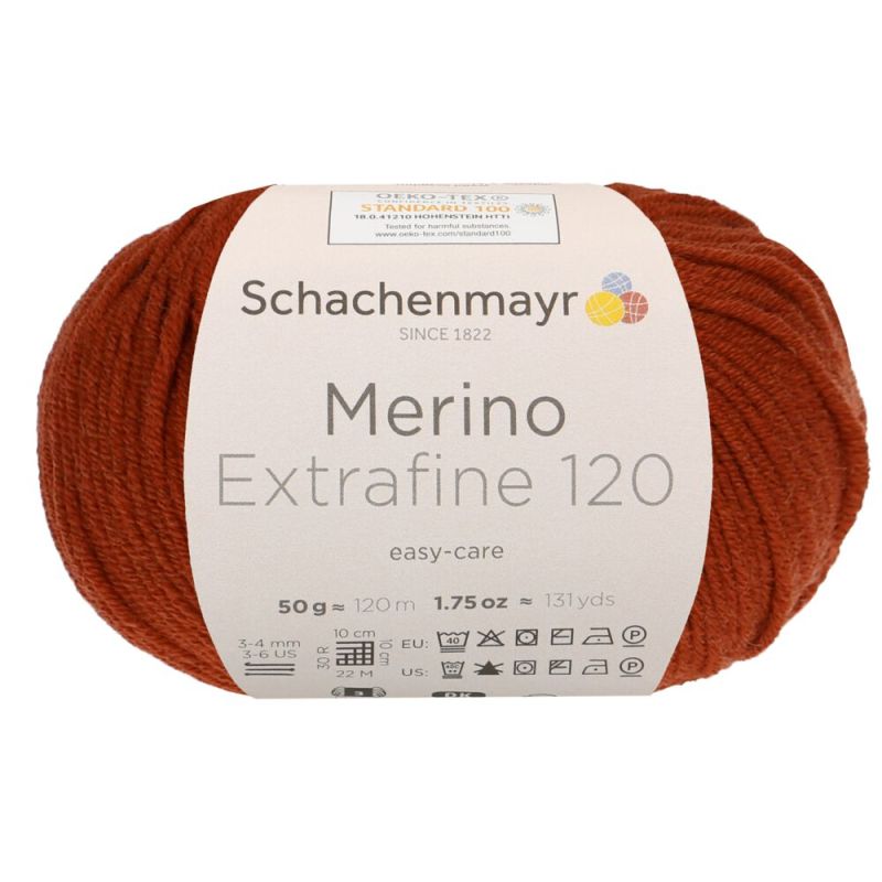 Schachenmayr Merino Extrafine 120 - Fil DK Doux & Lavable en Machine