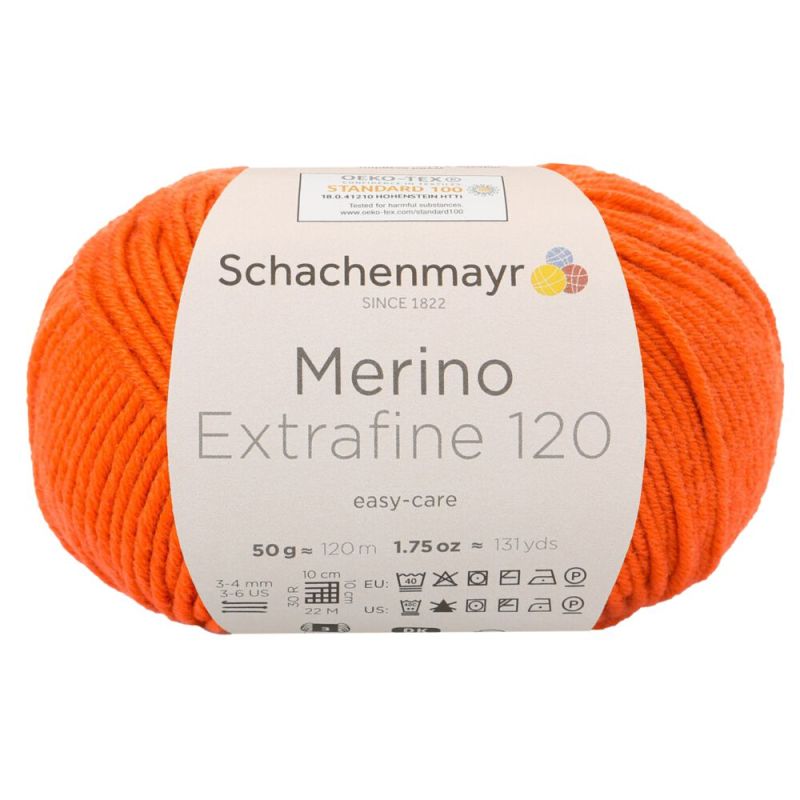 Schachenmayr Merino Extrafine 120 - Fil DK Doux & Lavable en Machine
