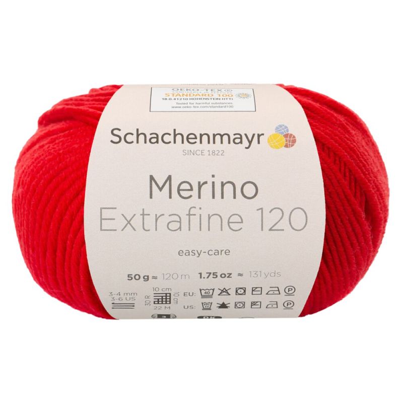 Schachenmayr Merino Extrafine 120 - Fil DK Doux & Lavable en Machine