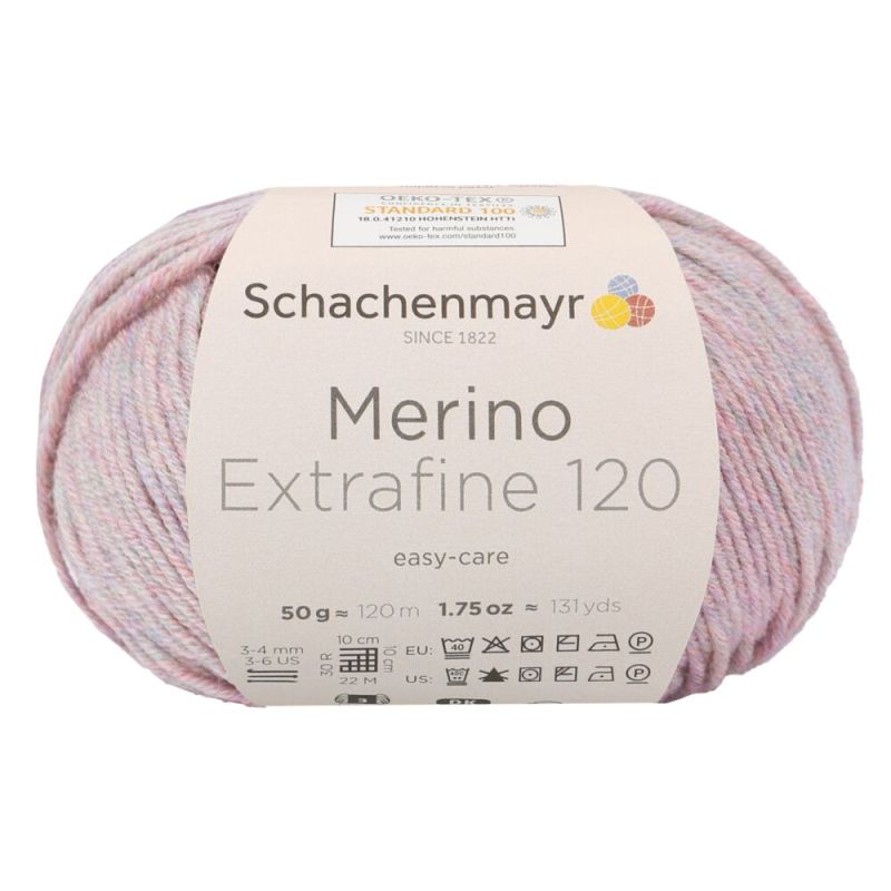 Schachenmayr Merino Extrafine 120 - Fil DK Doux & Lavable en Machine