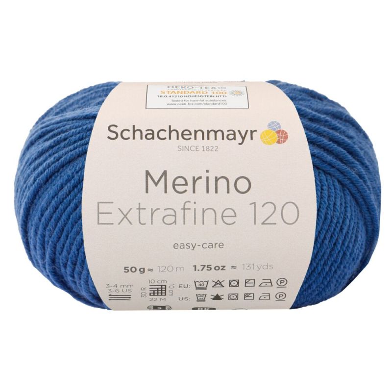 Schachenmayr Merino Extrafine 120 - Fil DK Doux & Lavable en Machine