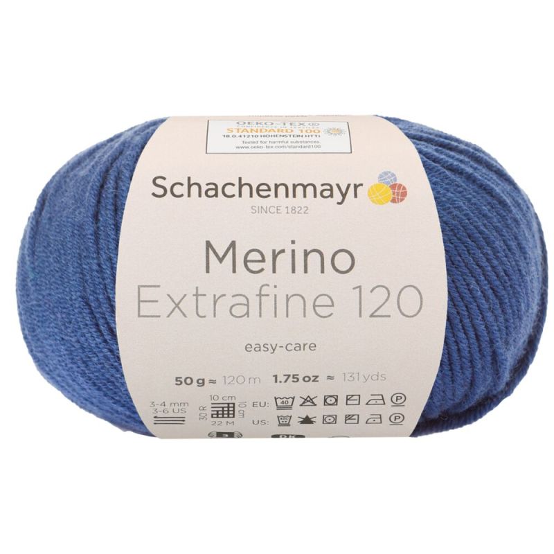 Schachenmayr Merino Extrafine 120 - Fil DK Doux & Lavable en Machine