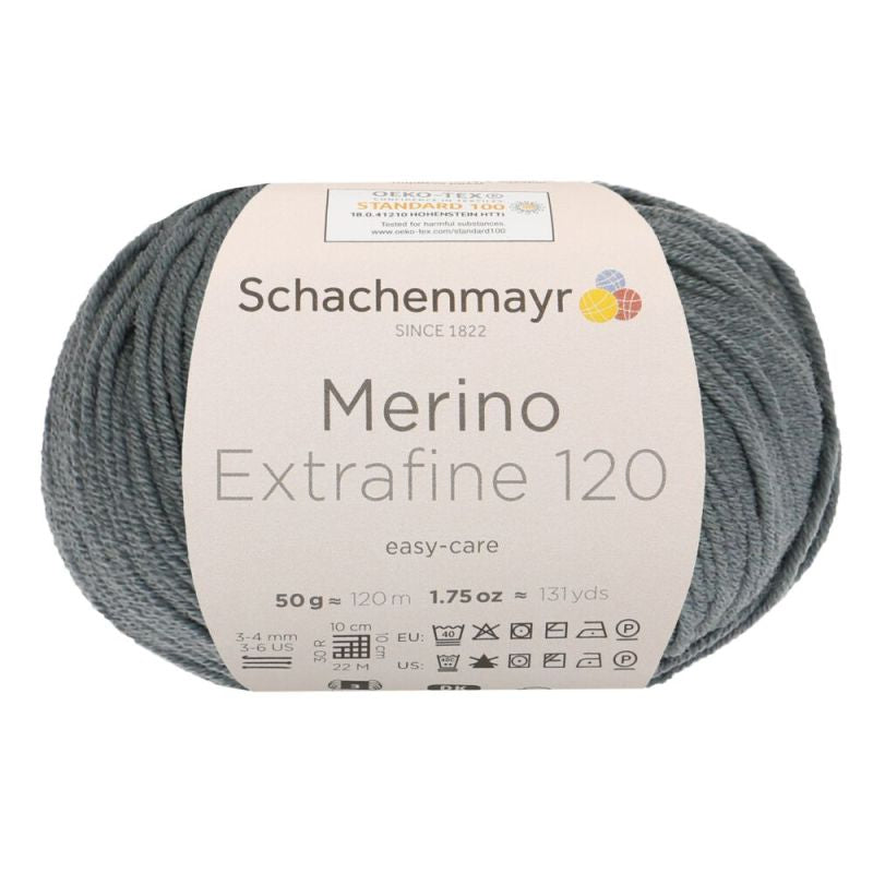 Schachenmayr Merino Extrafine 120 - Fil DK Doux & Lavable en Machine