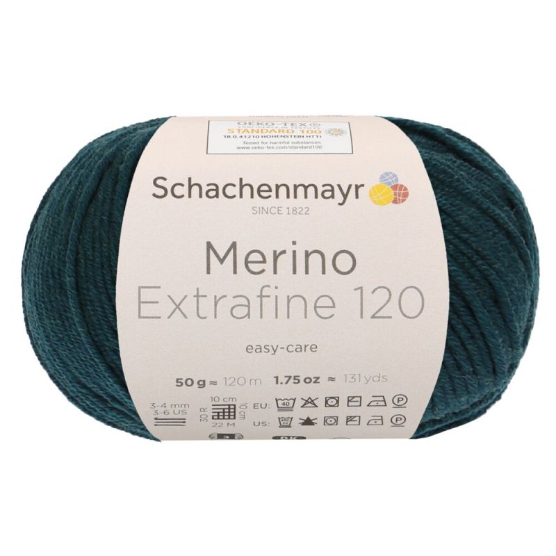 Schachenmayr Merino Extrafine 120 - Fil DK Doux & Lavable en Machine