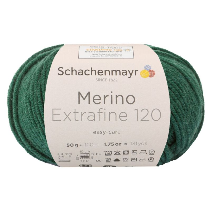 Schachenmayr Merino Extrafine 120 - Fil DK Doux & Lavable en Machine