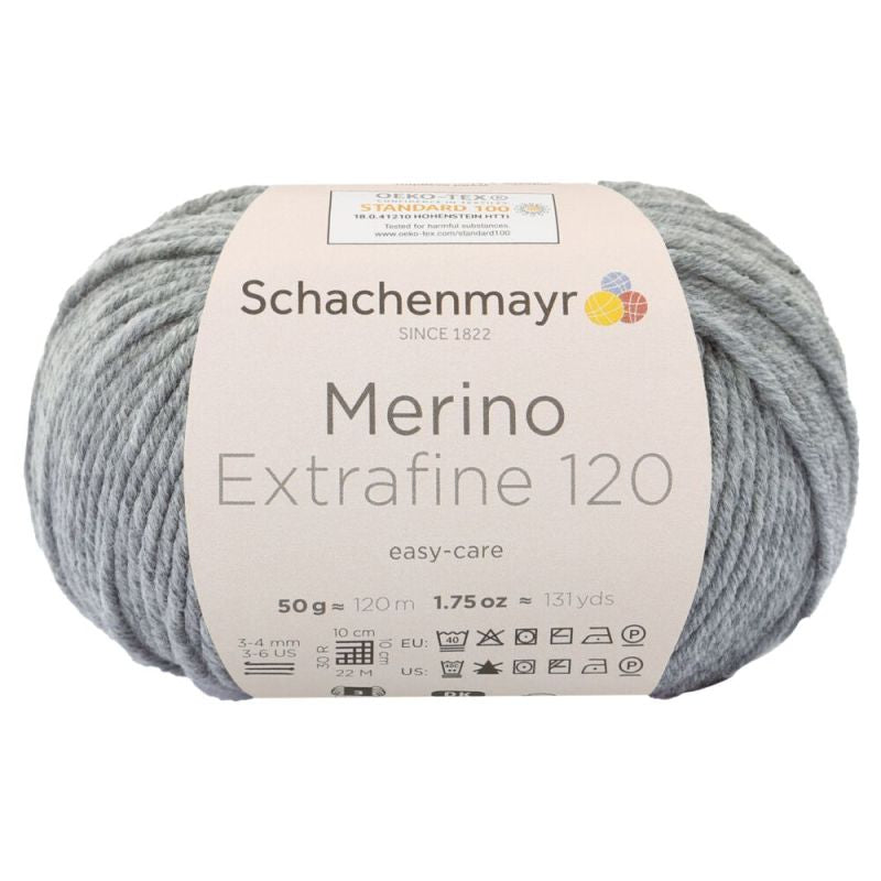 Schachenmayr Merino Extrafine 120 - Fil DK Doux & Lavable en Machine