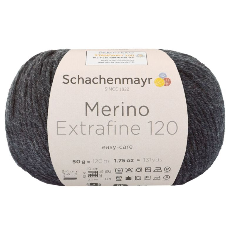 Schachenmayr Merino Extrafine 120 - Fil DK Doux & Lavable en Machine