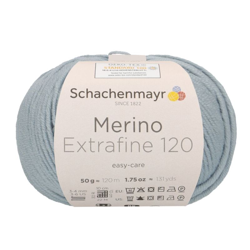 Schachenmayr Merino Extrafine 120 - Fil DK Doux & Lavable en Machine