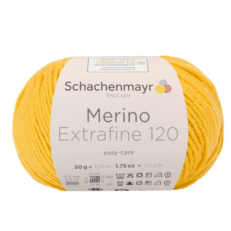 Schachenmayr Merino Extrafine 120 - Fil DK Doux & Lavable en Machine