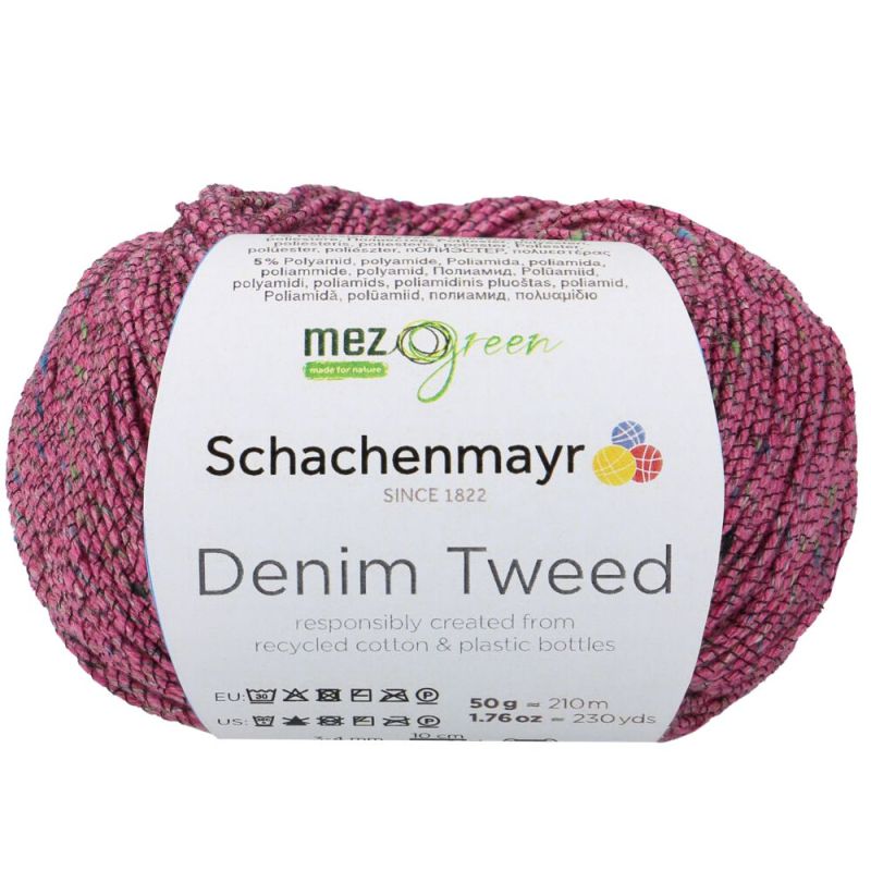 MEZ Green Denim Tweed - Duurzaam Gerecycled Tweed Garen