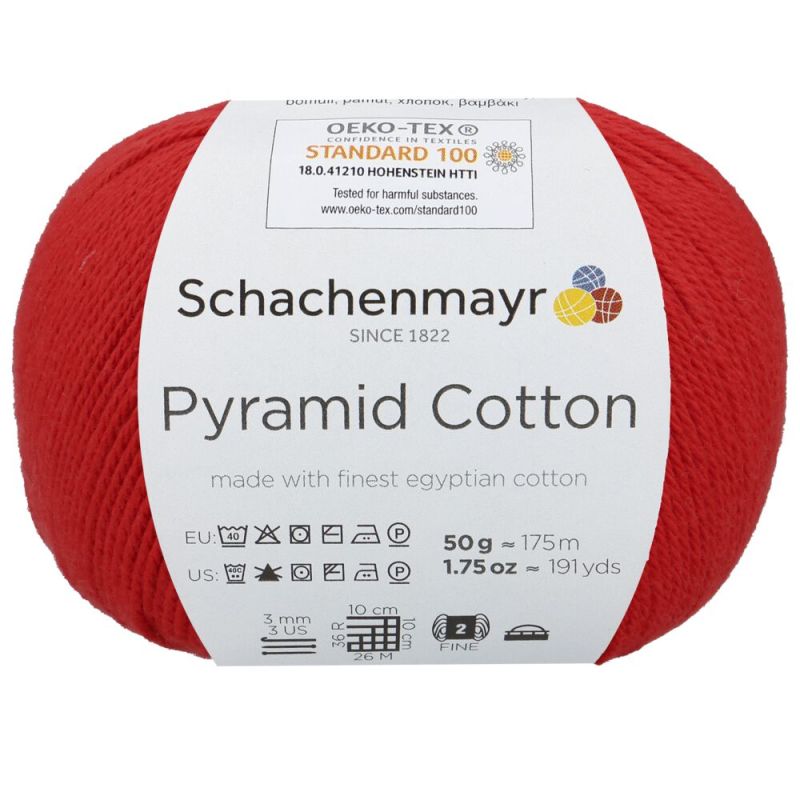 Schachenmayr Pyramid Cotton - Coton Égyptien Doux & Durable