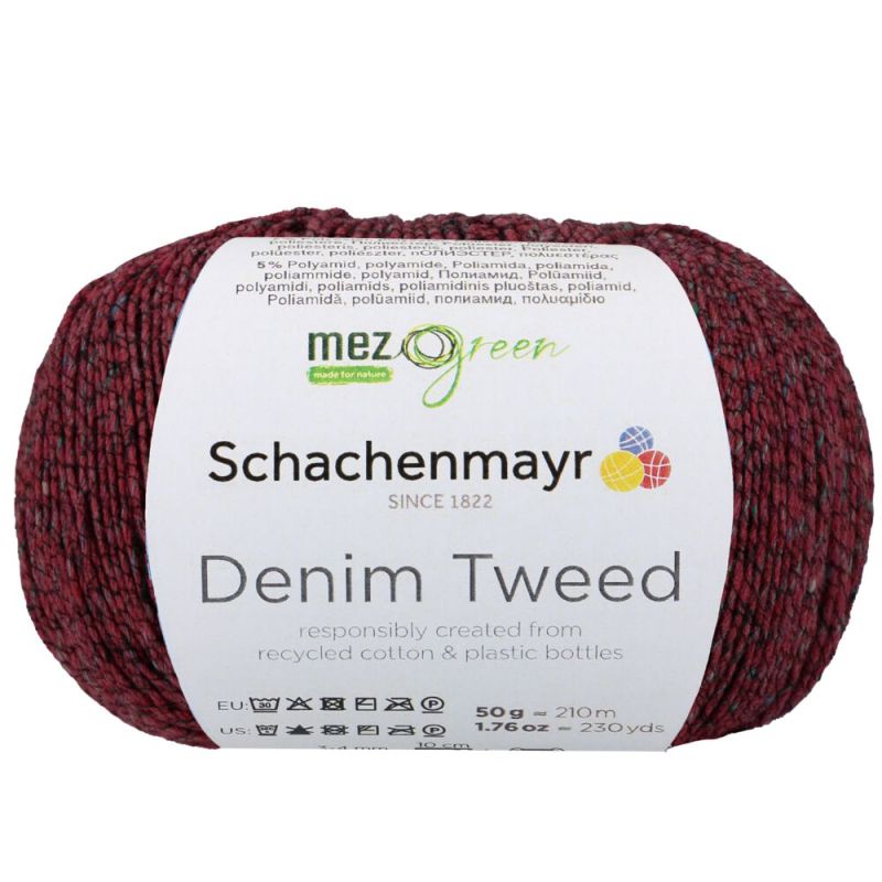 MEZ Green Denim Tweed - Duurzaam Gerecycled Tweed Garen