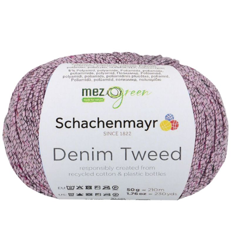 MEZ Green Denim Tweed - Duurzaam Gerecycled Tweed Garen