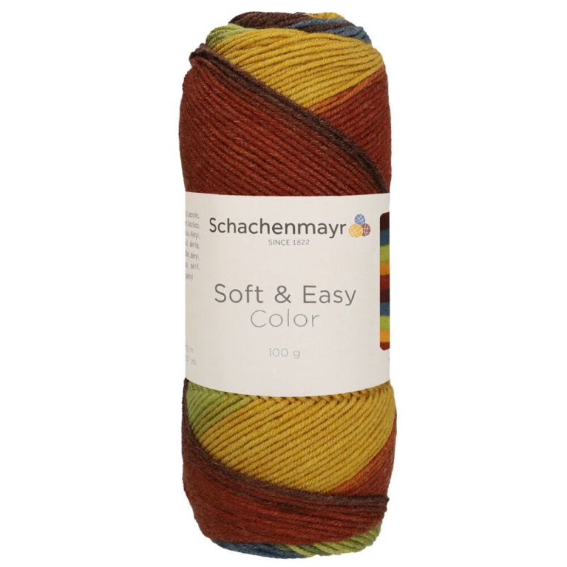 Schachenmayr Soft & Easy Color - Anti-Pilling Acryl met Spray Effect