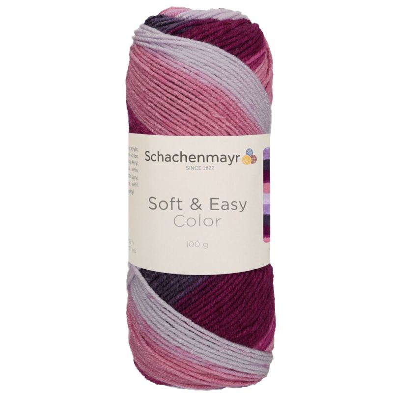 Schachenmayr Soft & Easy Color - Anti-Pilling Acryl met Spray Effect