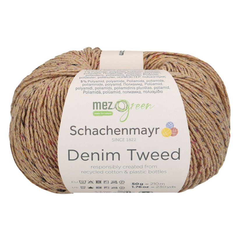 MEZ Green Denim Tweed - Duurzaam Gerecycled Tweed Garen