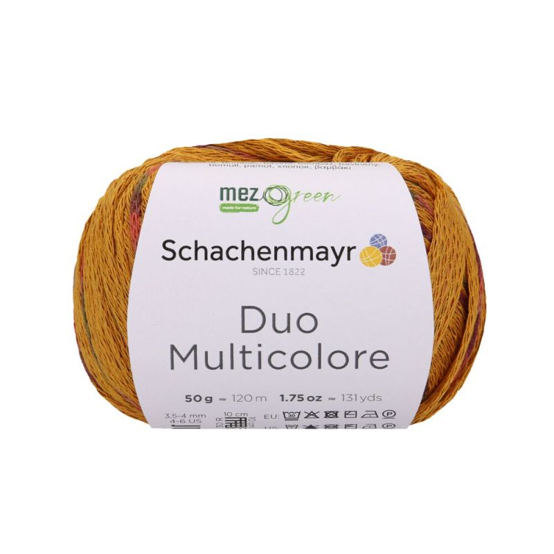 Schachenmayr De Duo Multicolore - Fil Ruban Durable avec un Look Rayé