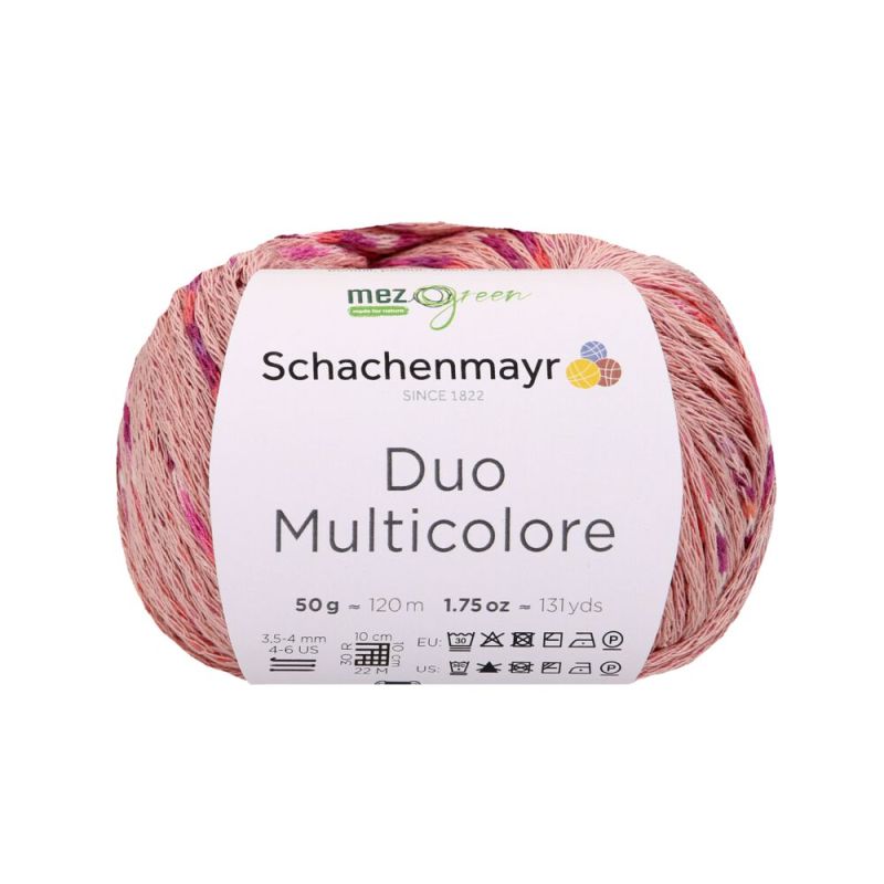 Schachenmayr De Duo Multicolore - Fil Ruban Durable avec un Look Rayé
