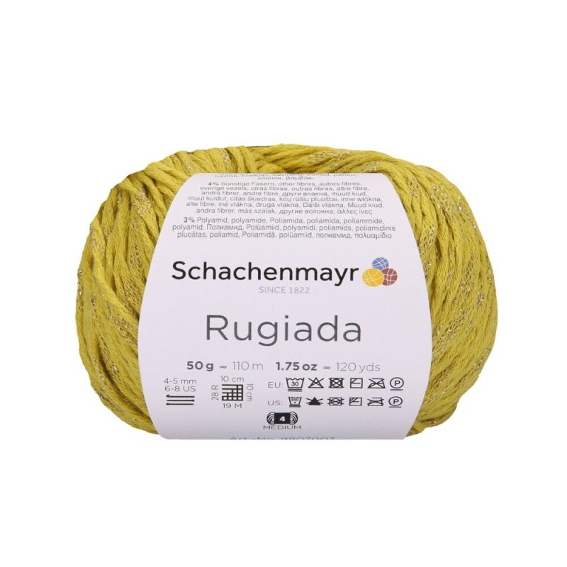 Schachenmayr Rugiada - Zomers Bandgaren met Glinster & Metallic Effect