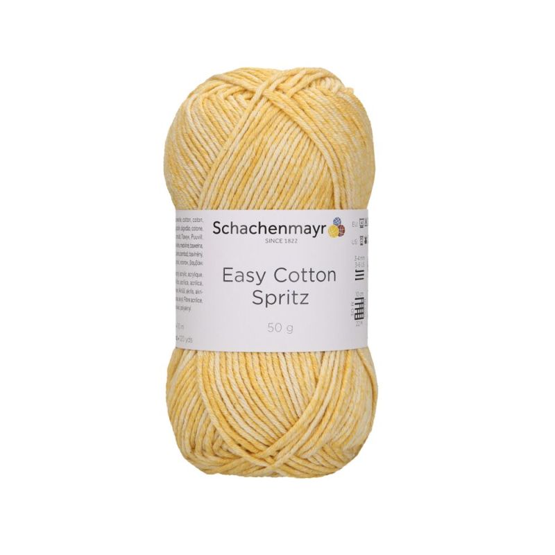 Schachenmayr Easy Cotton Spritz - Coton DK avec un Effet Spray Unique