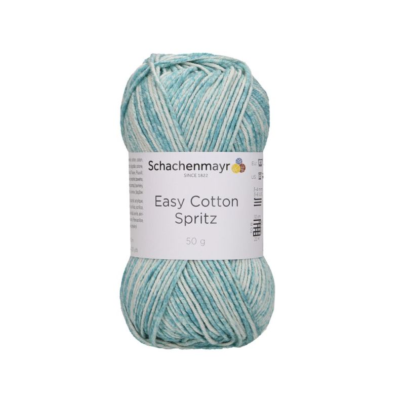 Schachenmayr Easy Cotton Spritz - Coton DK avec un Effet Spray Unique