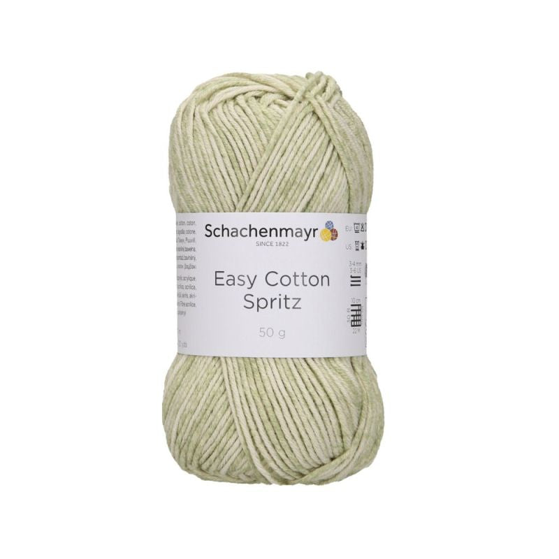 Schachenmayr Easy Cotton Spritz - Coton DK avec un Effet Spray Unique