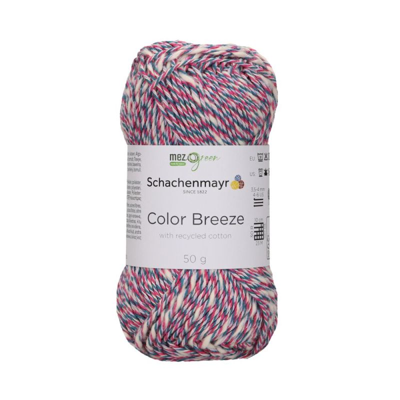 Schachenmayr Color Breeze - Fil d'Été Mouliné Vibrant (Haute Teneur en Coton)