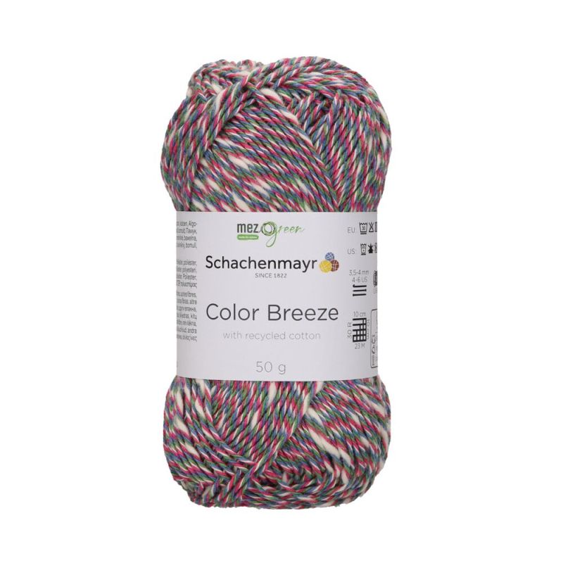 Schachenmayr Color Breeze - Fil d'Été Mouliné Vibrant (Haute Teneur en Coton)