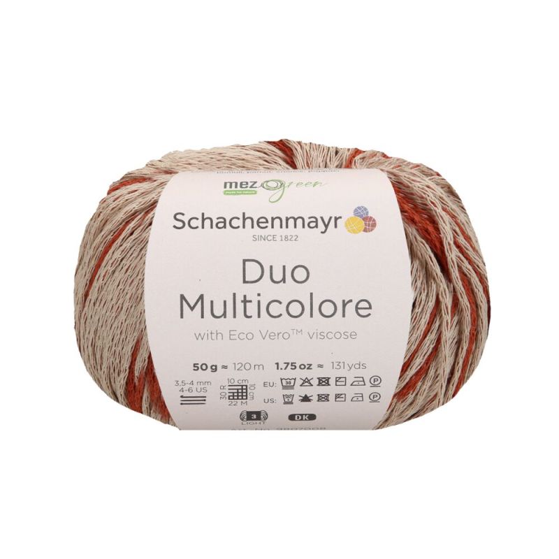 Schachenmayr De Duo Multicolore - Fil Ruban Durable avec un Look Rayé
