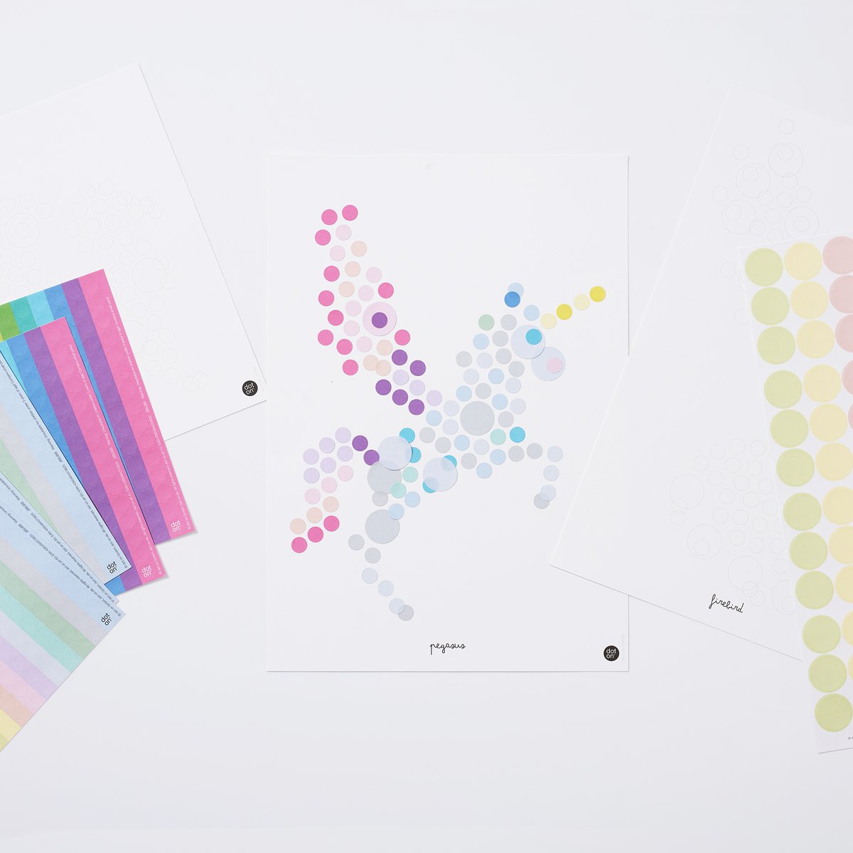 Dot on® | Dots this knutselset met dot stickers - Mystik 21x30 cm