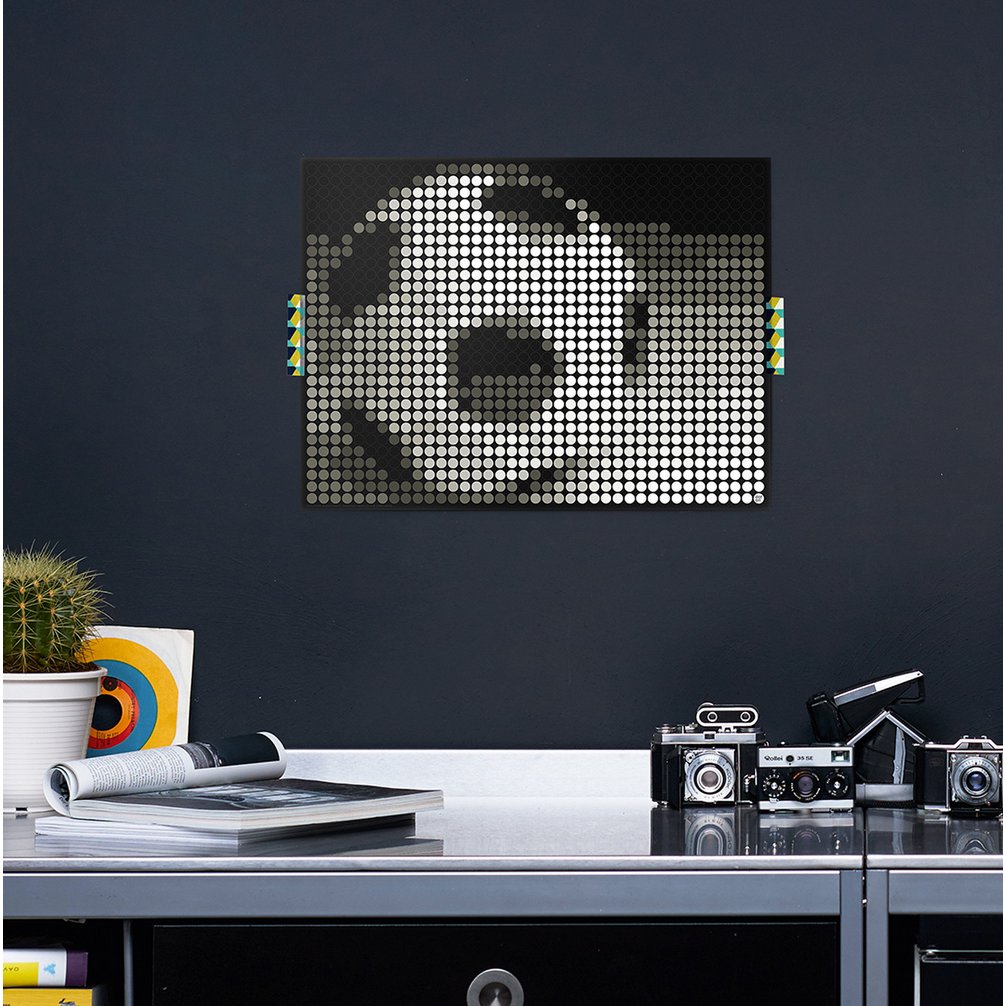 Dot on® | Pixelart set met dot stickers - Voetbal 30x40 cm