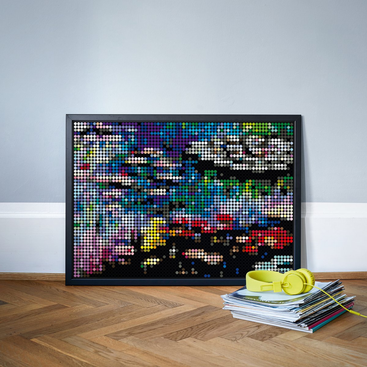 Dot on® | Pixelart set met dot stickers - Waterlelies 50x70 cm