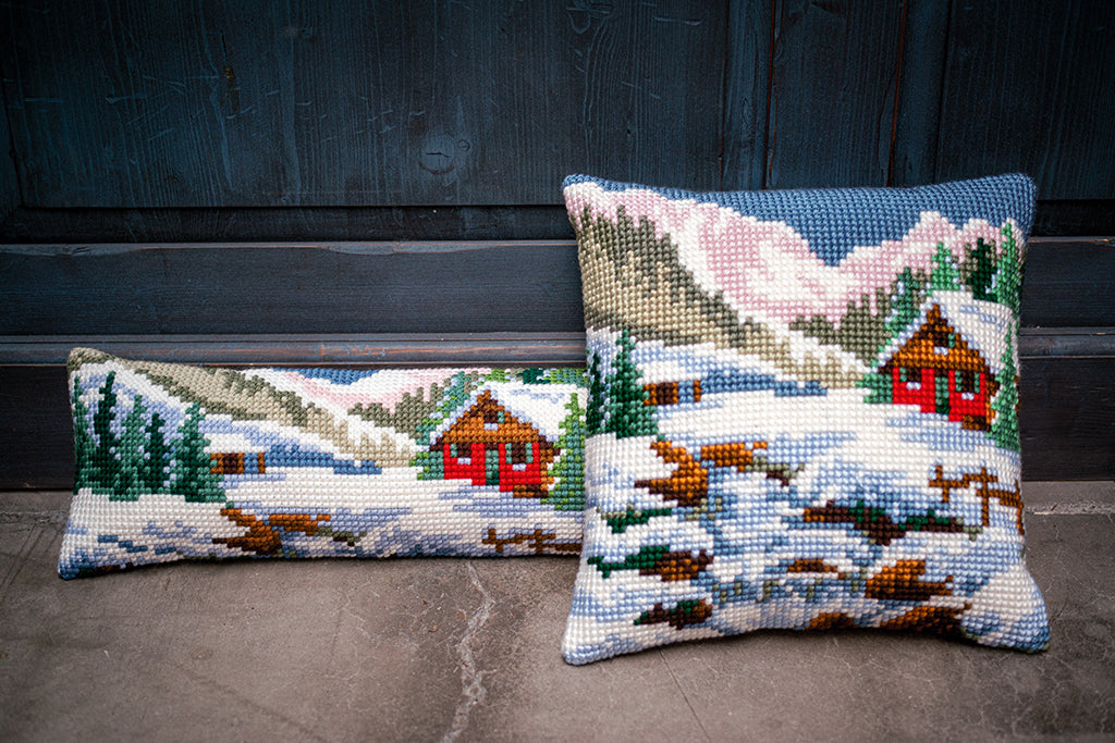 Vervaco | Kruissteekkussen kit Winterlandschap
