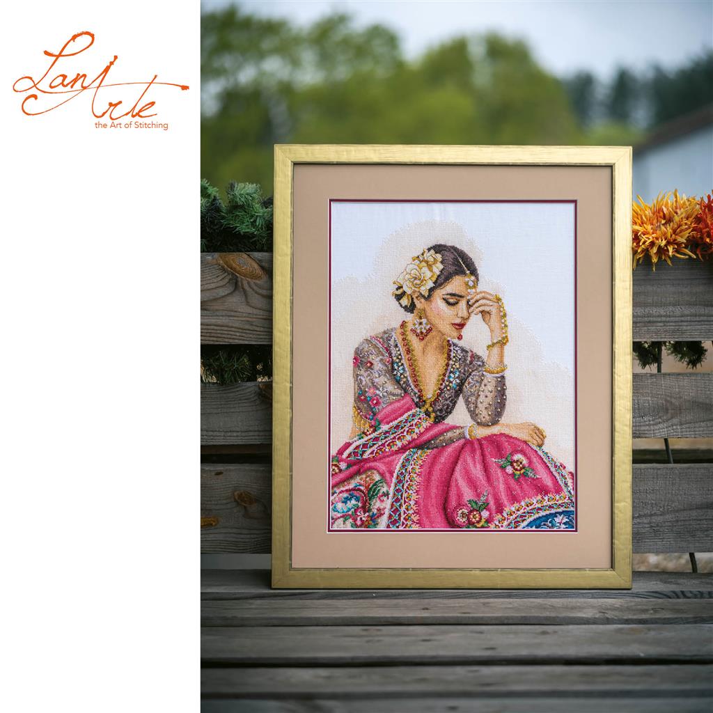 LanArte | Borduurpakket Traditionele herinneringen | 35 x 45 cm