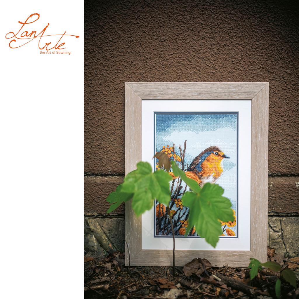LanArte | Borduurpakket Op de uitkijk | 20 x 30 cm